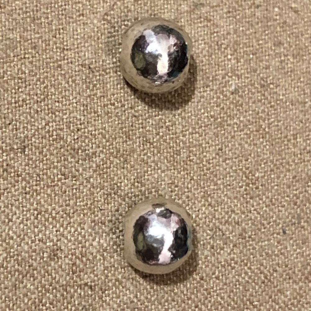 Two 🆕 Brighton Mini Stopper beads Hammered silver Fit MINI holders ONLY Retired